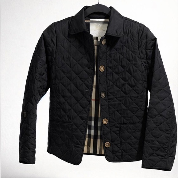 Burberry Black Quilted Kids Puffer Jacket - Picture 6 of 6